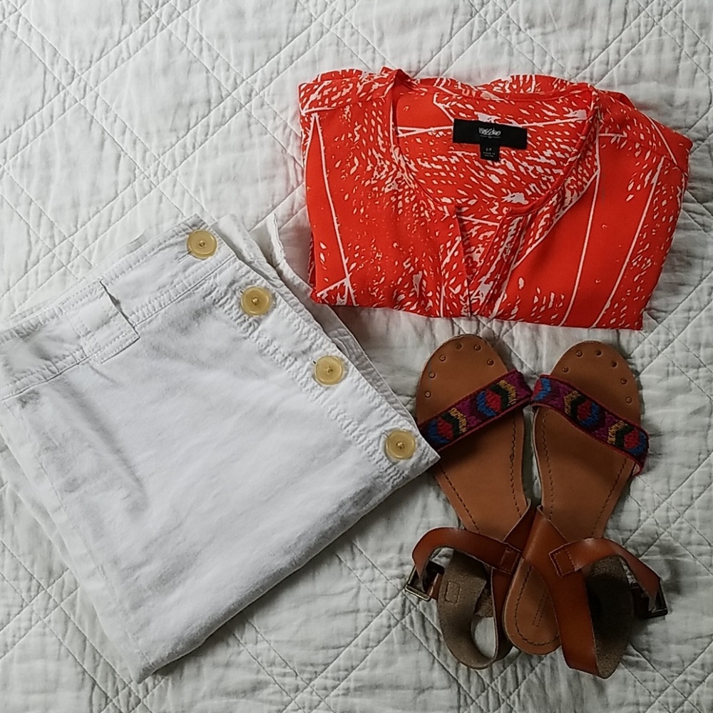 EUC Banana Republic Linen Skirt Size 6